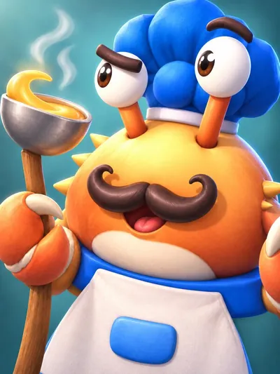 Chef Crabracadabra card art