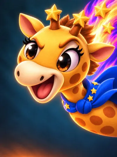 Giraffa Celeste card art