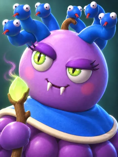 Graipussi Medussi card art