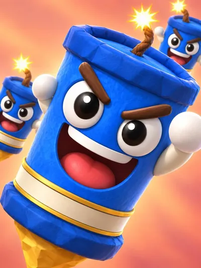 Tric Trac Baraboom card art
